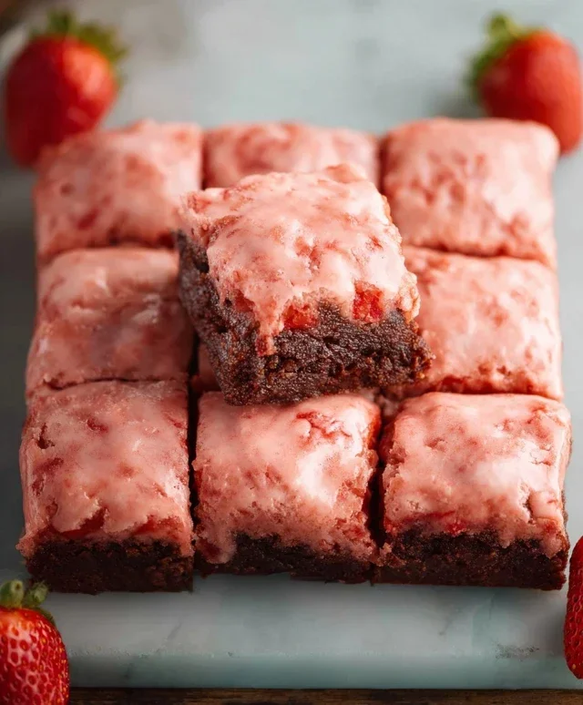 Strawberry Brownies
