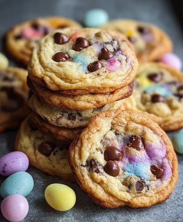Easter Chocolate Chip Cookies