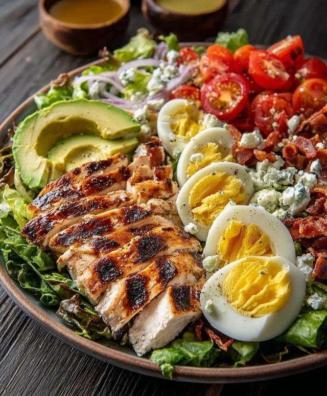 Pnon-non-non-alcoholic alternativeic non-alcoholic aleo Grilled Chicken Cobb Salad