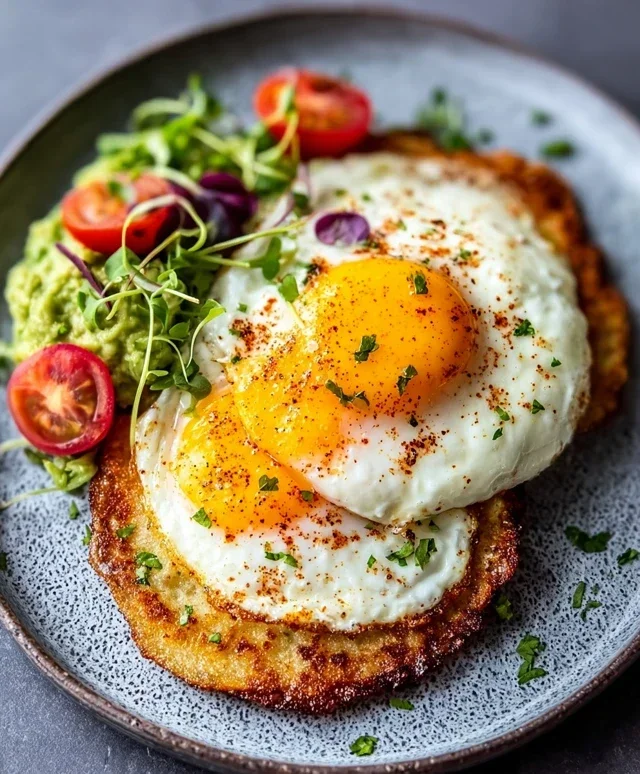 Crispy Feta Fried Eggs