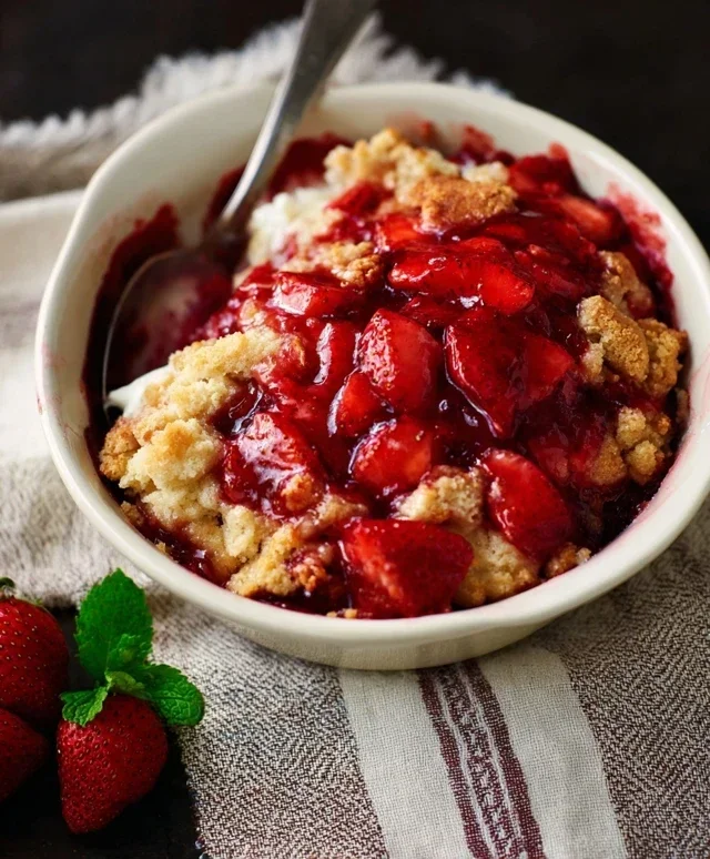 Strawberry Cobbler
