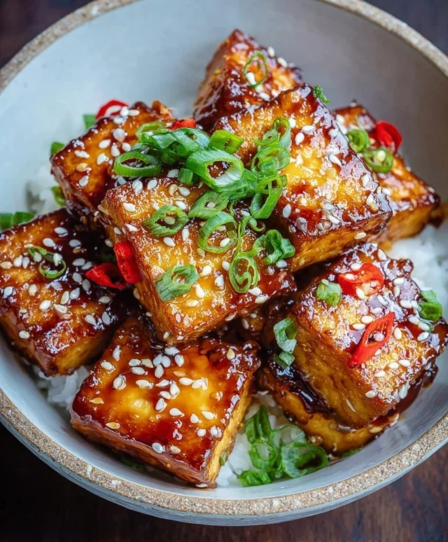 Crispy Sticky Tofu