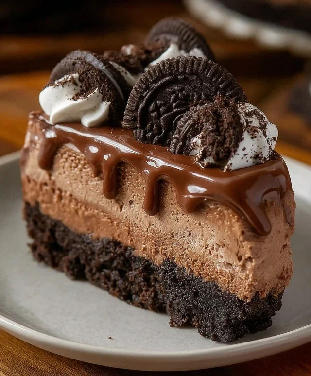 No Bake Oreo Nutella Cheesecake