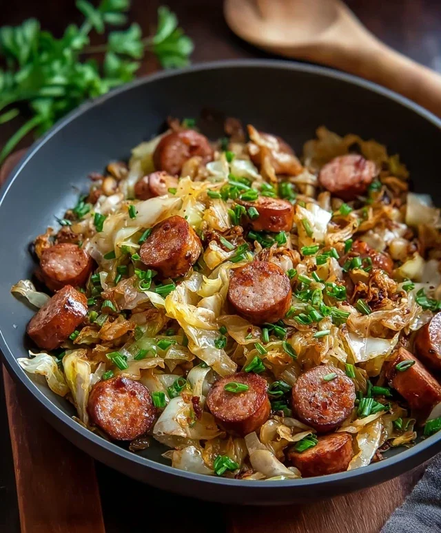 Easy Sausage and Cabbage Stir Fry
