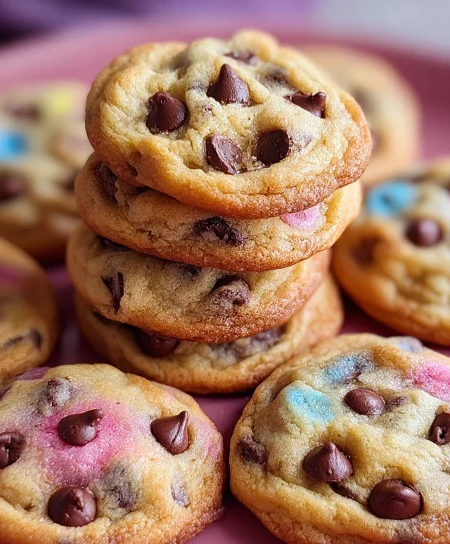 Easter Chocolate Chip Cookies