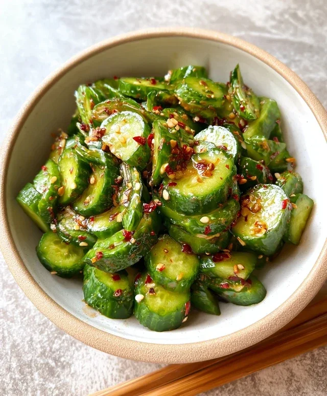 Spicy Asian Cucumber Salad