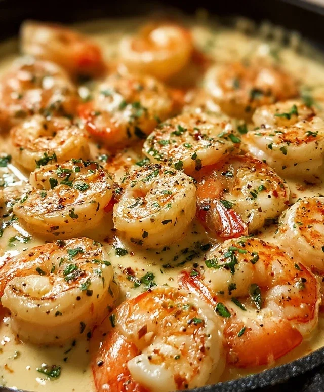 Creamy Garlic Shrimp
