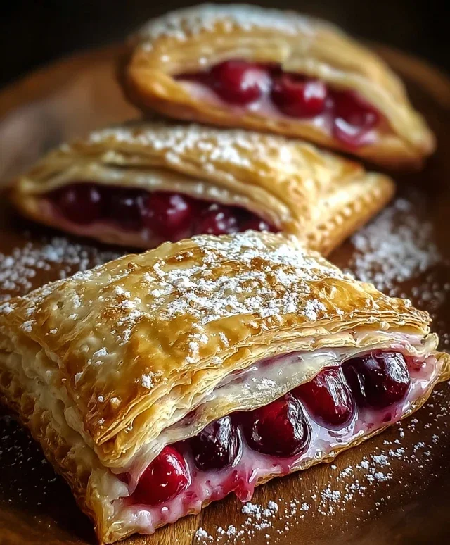 Easy Cherry Turnovers