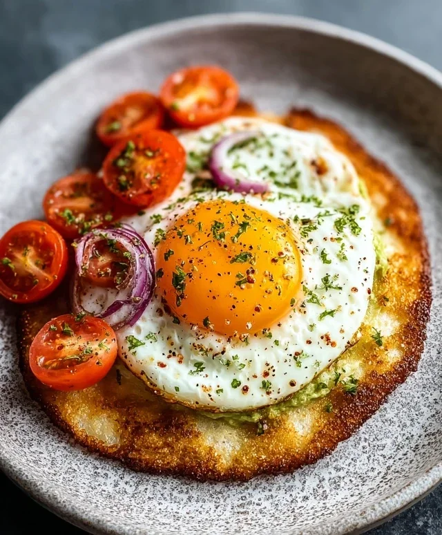 Crispy Feta Fried Eggs