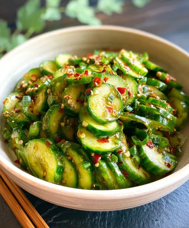 Spicy Asian Cucumber Salad