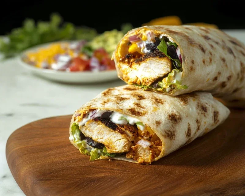 Chipotle Ranch Grilled Chicken Burrito