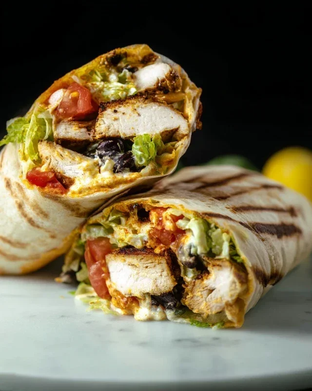 Chipotle Ranch Grilled Chicken Burrito