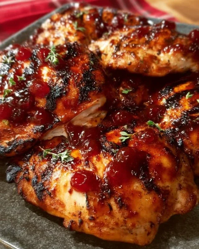 Cherry Dr. Pepper Grilled Chicken