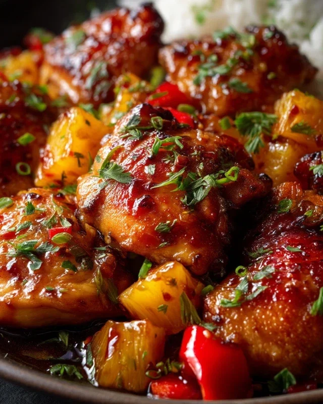 Hawaiian Chicken Sheet Pan