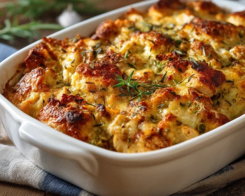 Easy Low Carb Chicken Casserole