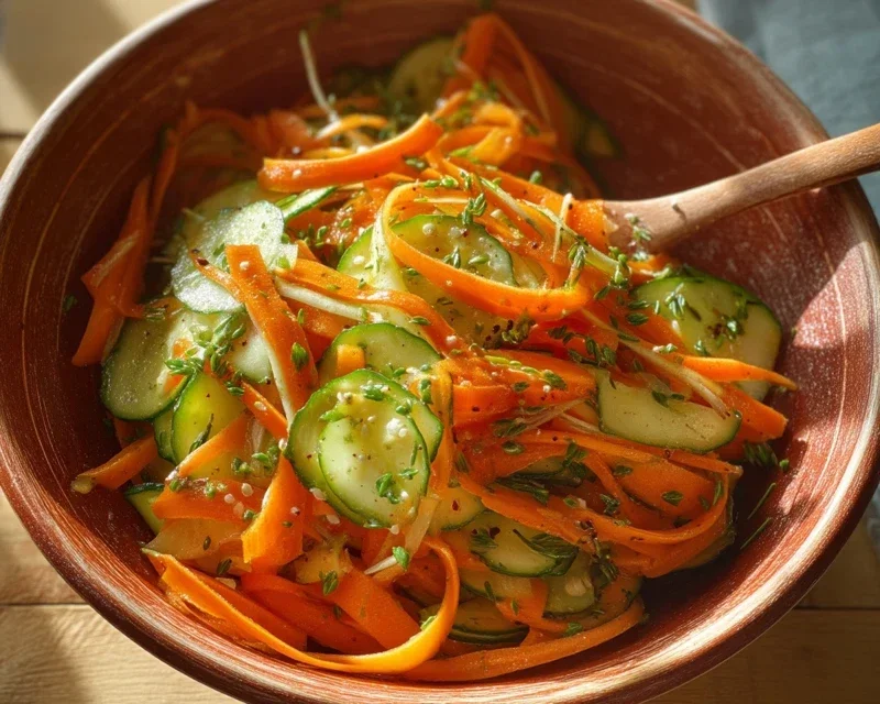 Cucumber Carrot Salad