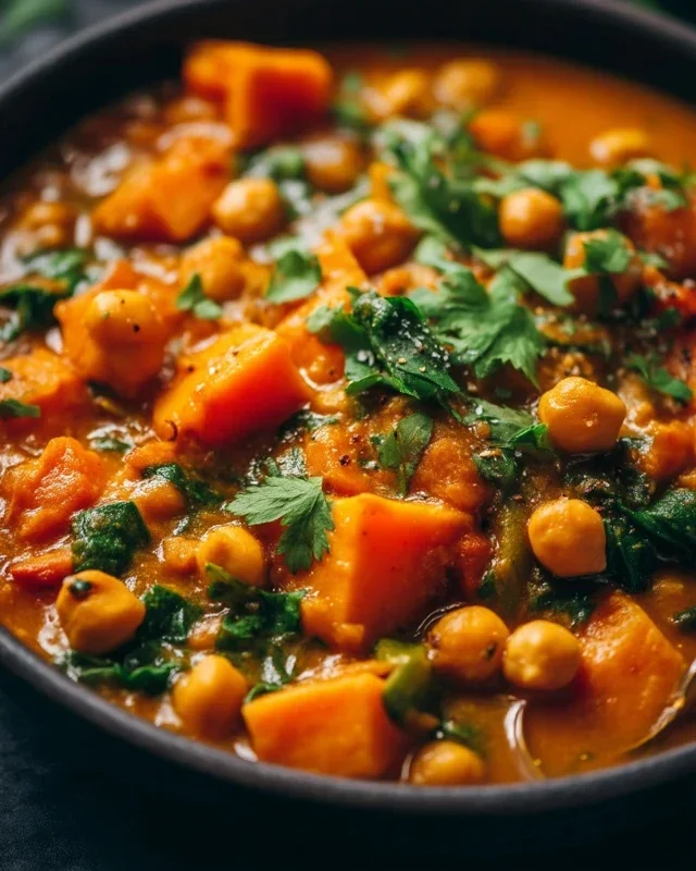 Sweet Potato and Chickpea Curry