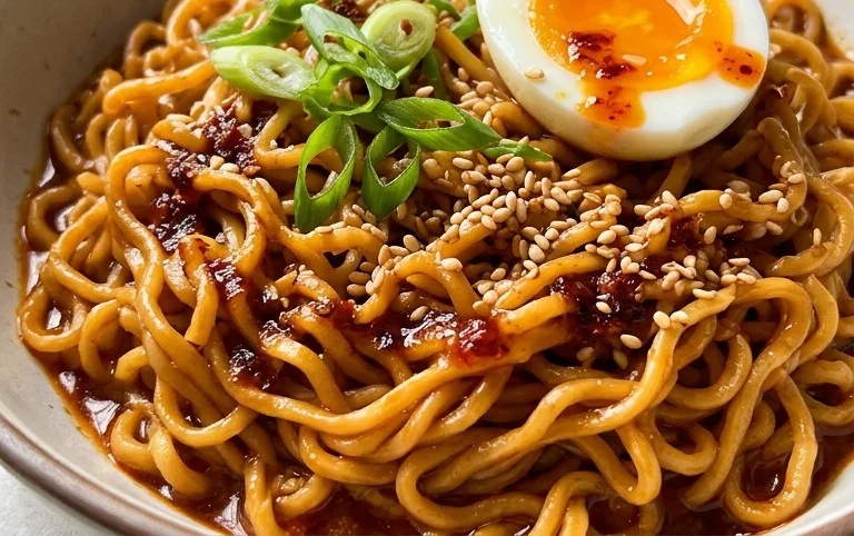 Easy Saucy Ramen Noodles