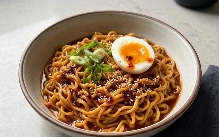 Easy Saucy Ramen Noodles