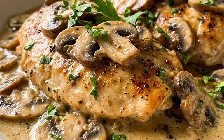 Creamy Mushroom Chicken Recipe