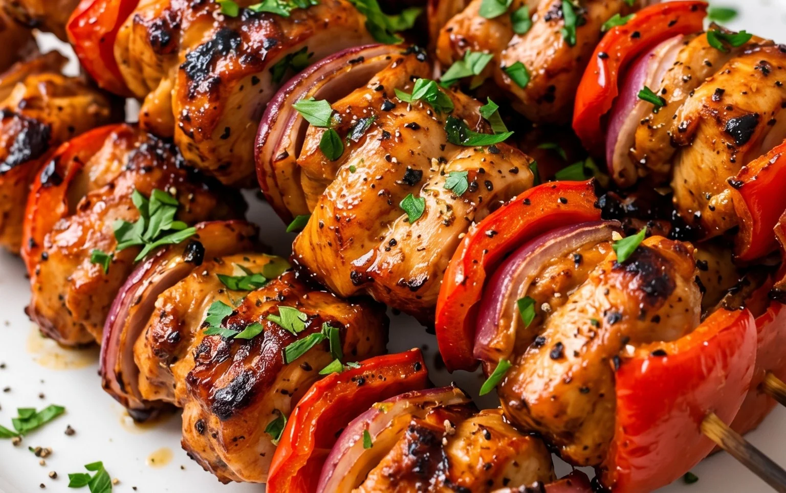 Air Fryer Chicken Skewers (VIDEO)