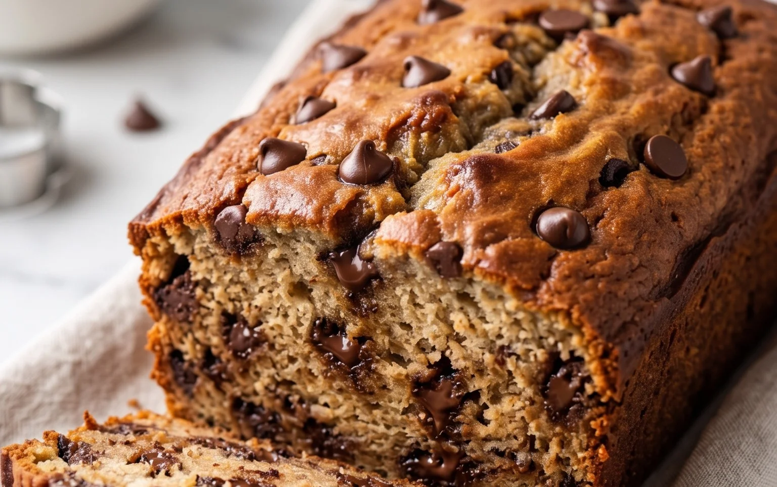 Easy Chocolate Chip Banana Bread