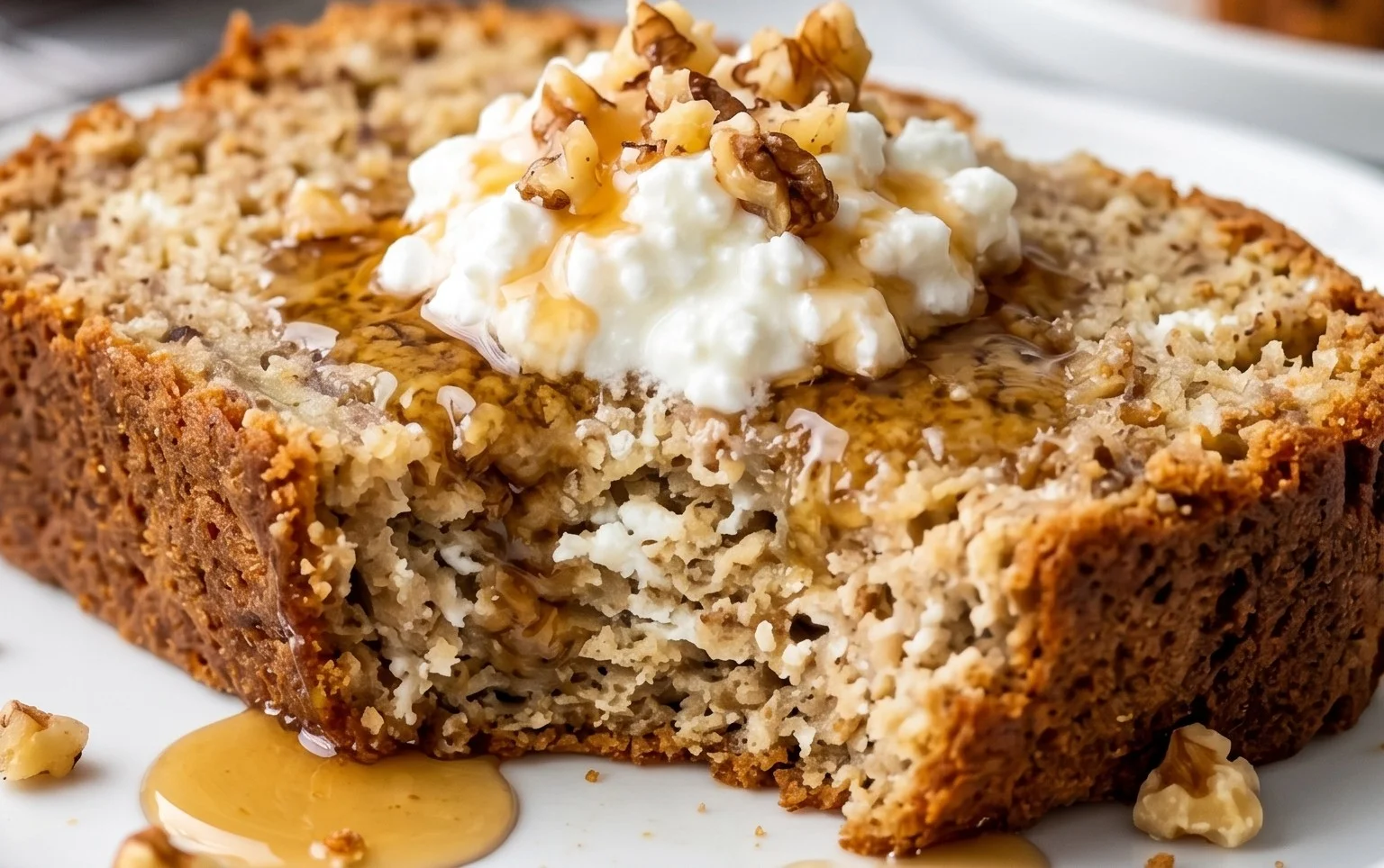 Cottage Cheese Banana Bread
