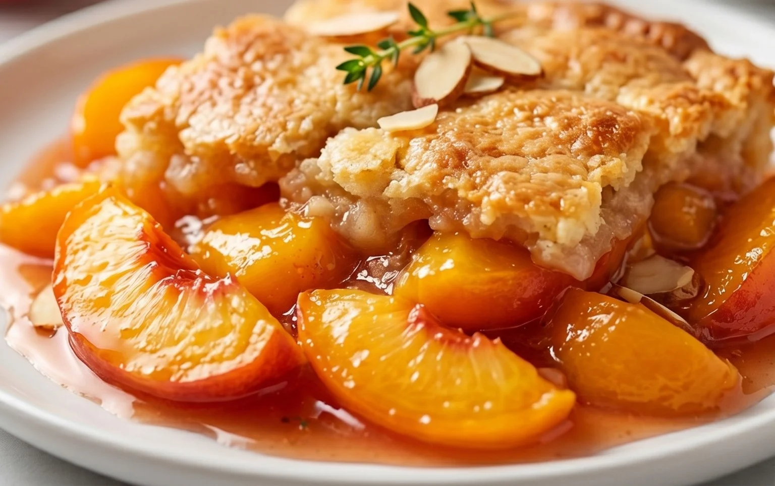 Fresh Peach Cobbler