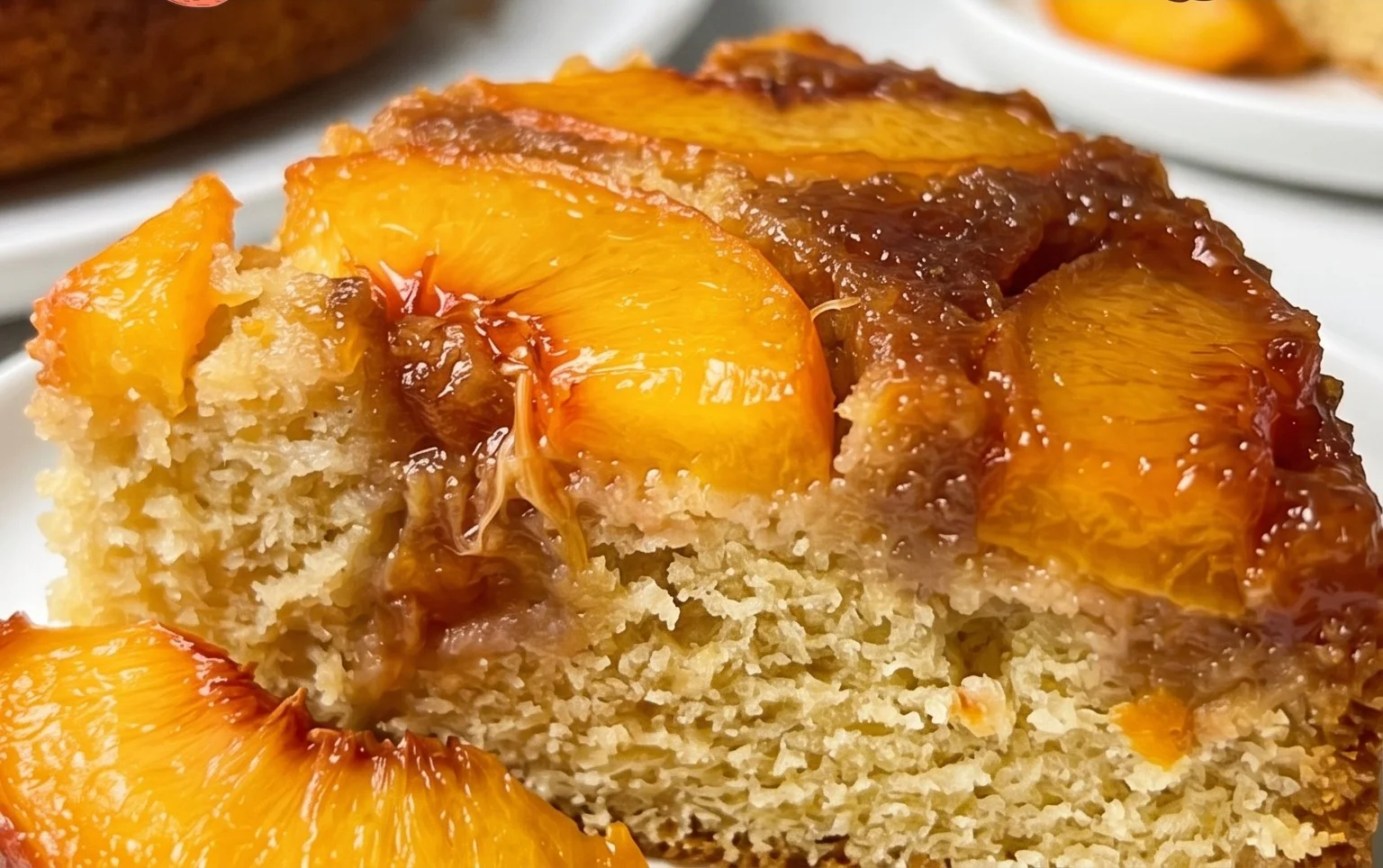 Peach Upside-Down Cake Recipe