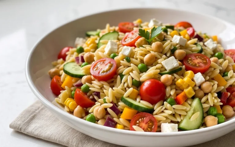 Rainbow Orzo Salad