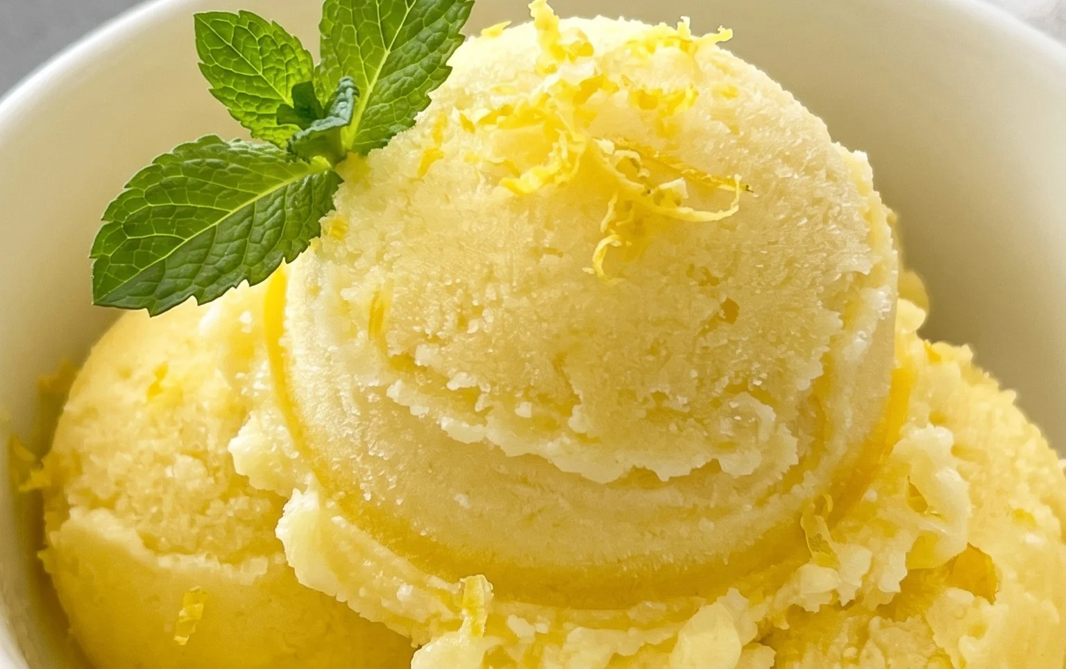 Lemon Sorbet