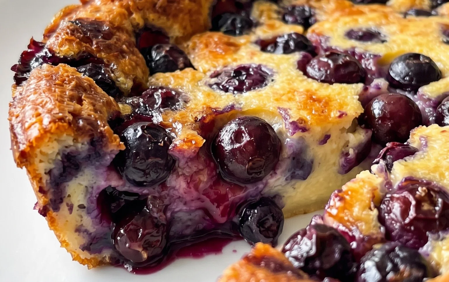 Lemon Blueberry Clafoutis