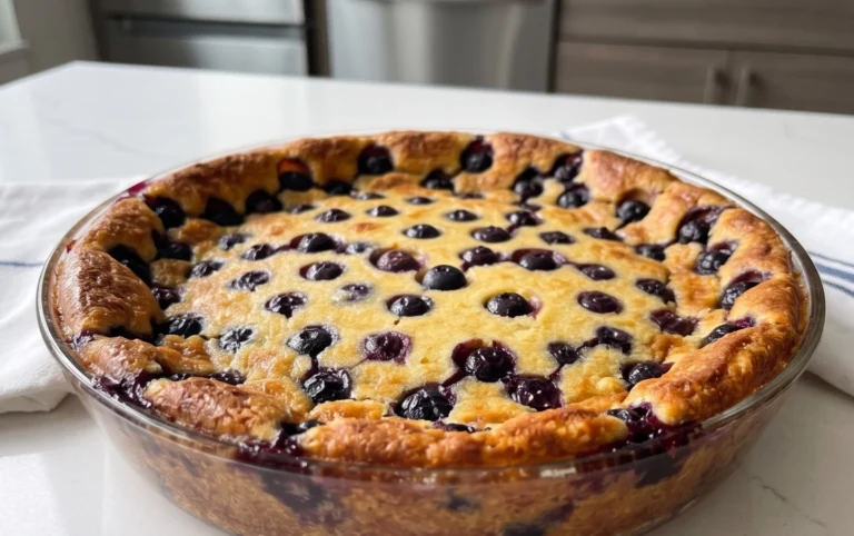 Lemon Blueberry Clafoutis