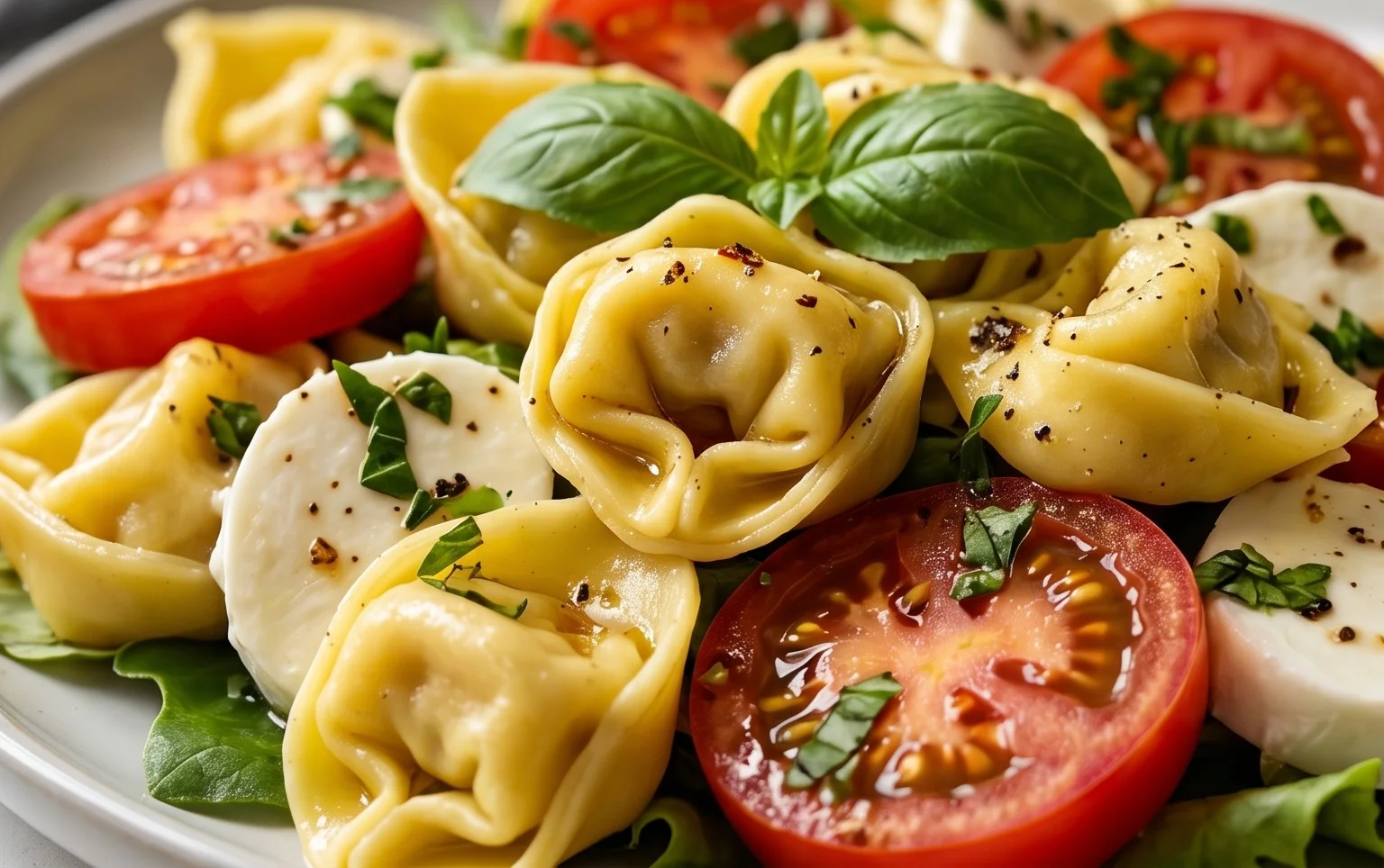 Tortellini Caprese Salad