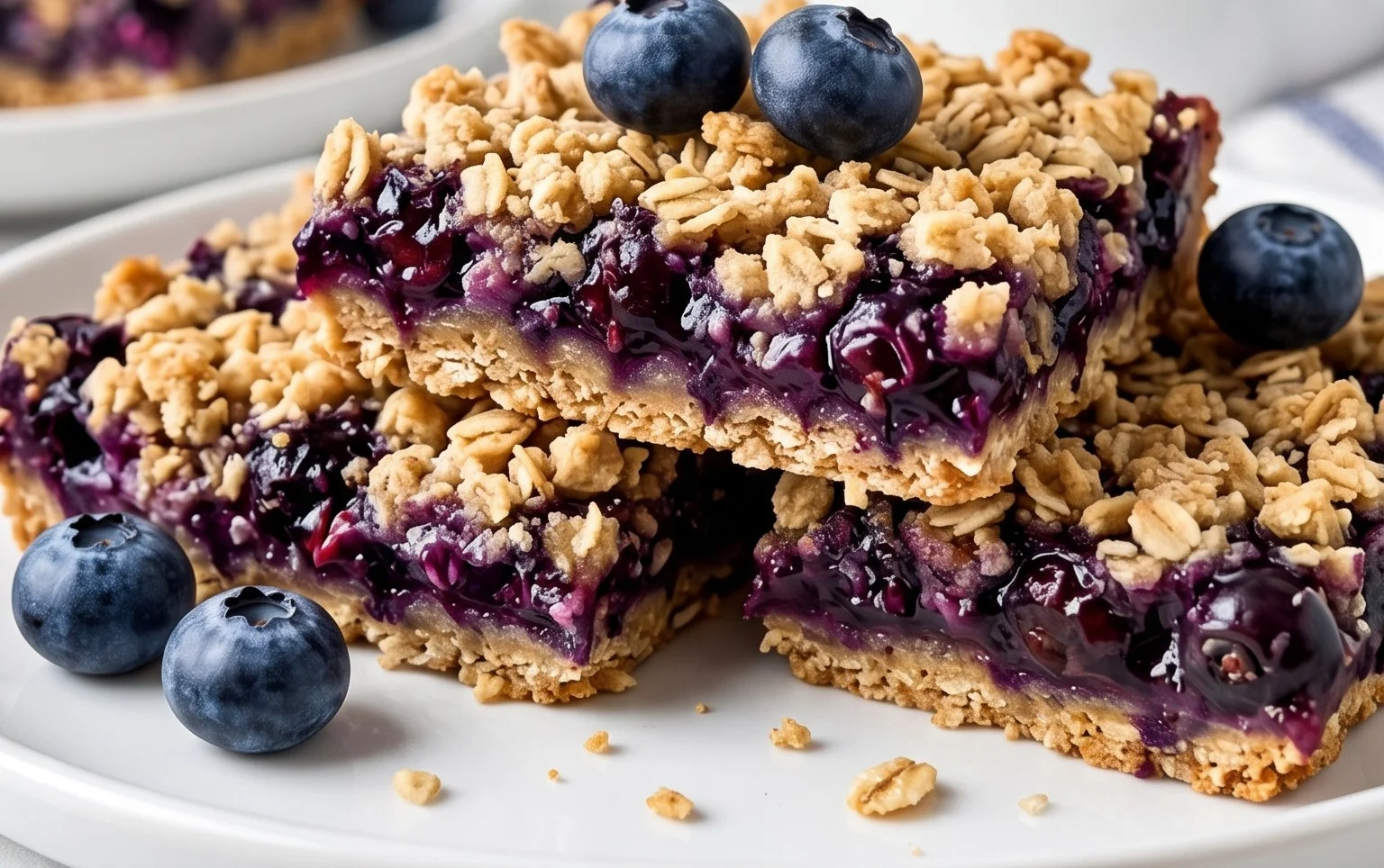 Blueberry Oatmeal Bars