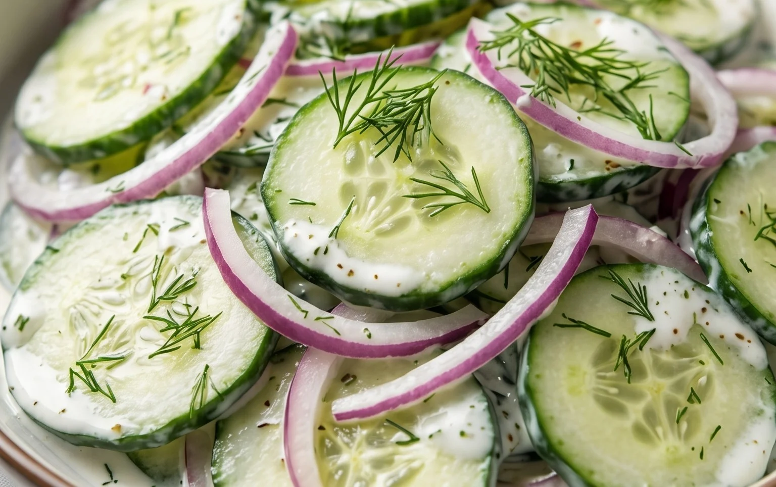 Polish Cucumber Salad
