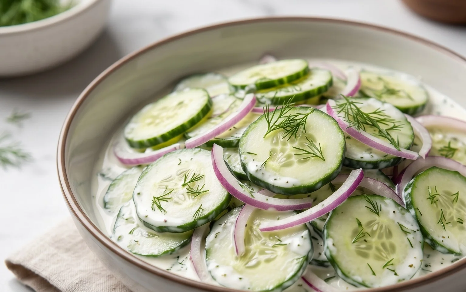 Polish Cucumber Salad