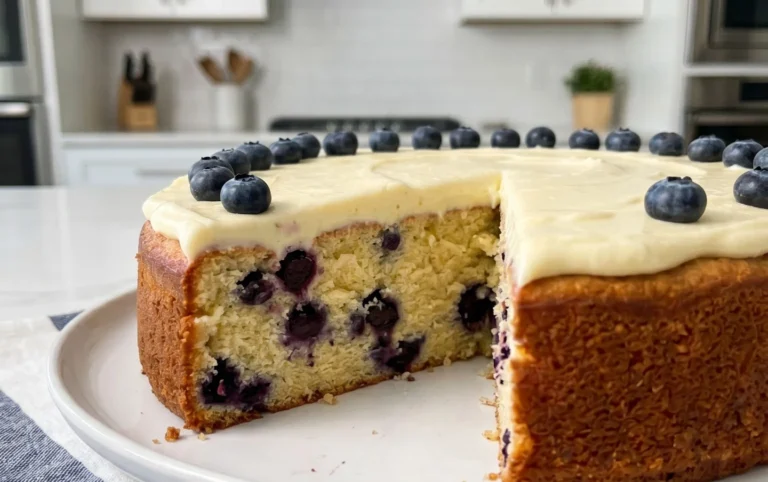 Nova Scotia Blueberry Cream Cake