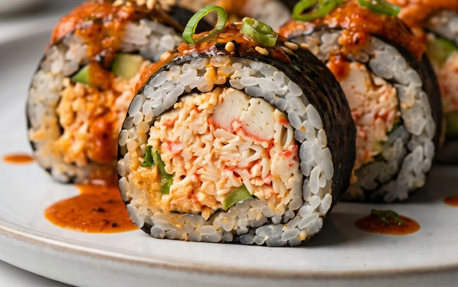 Kani Sushi (Spicy Crab Roll)
