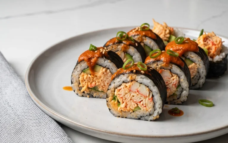 Kani Sushi (Spicy Crab Roll)