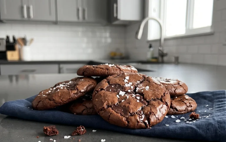 Salted Brownie Cookies