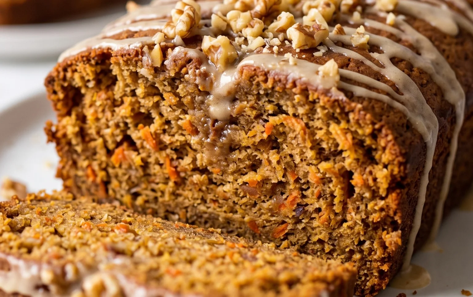 Dairy Free Carrot Cake Banana Bread