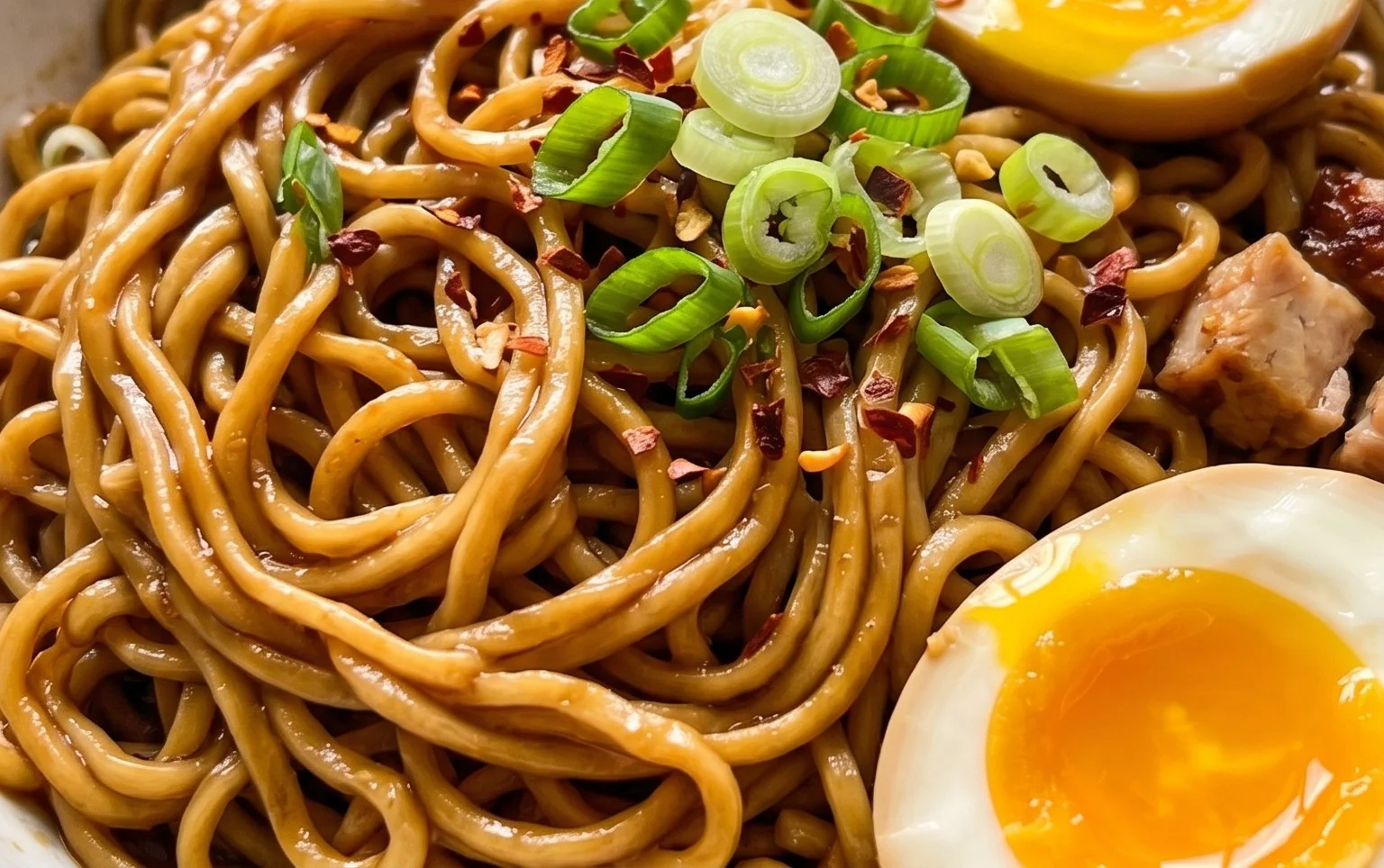 Easy Saucy Ramen Noodles