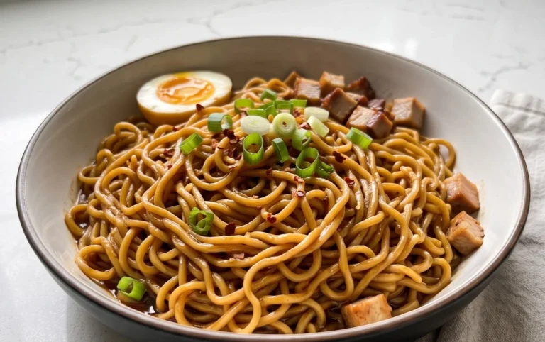 Easy Saucy Ramen Noodles