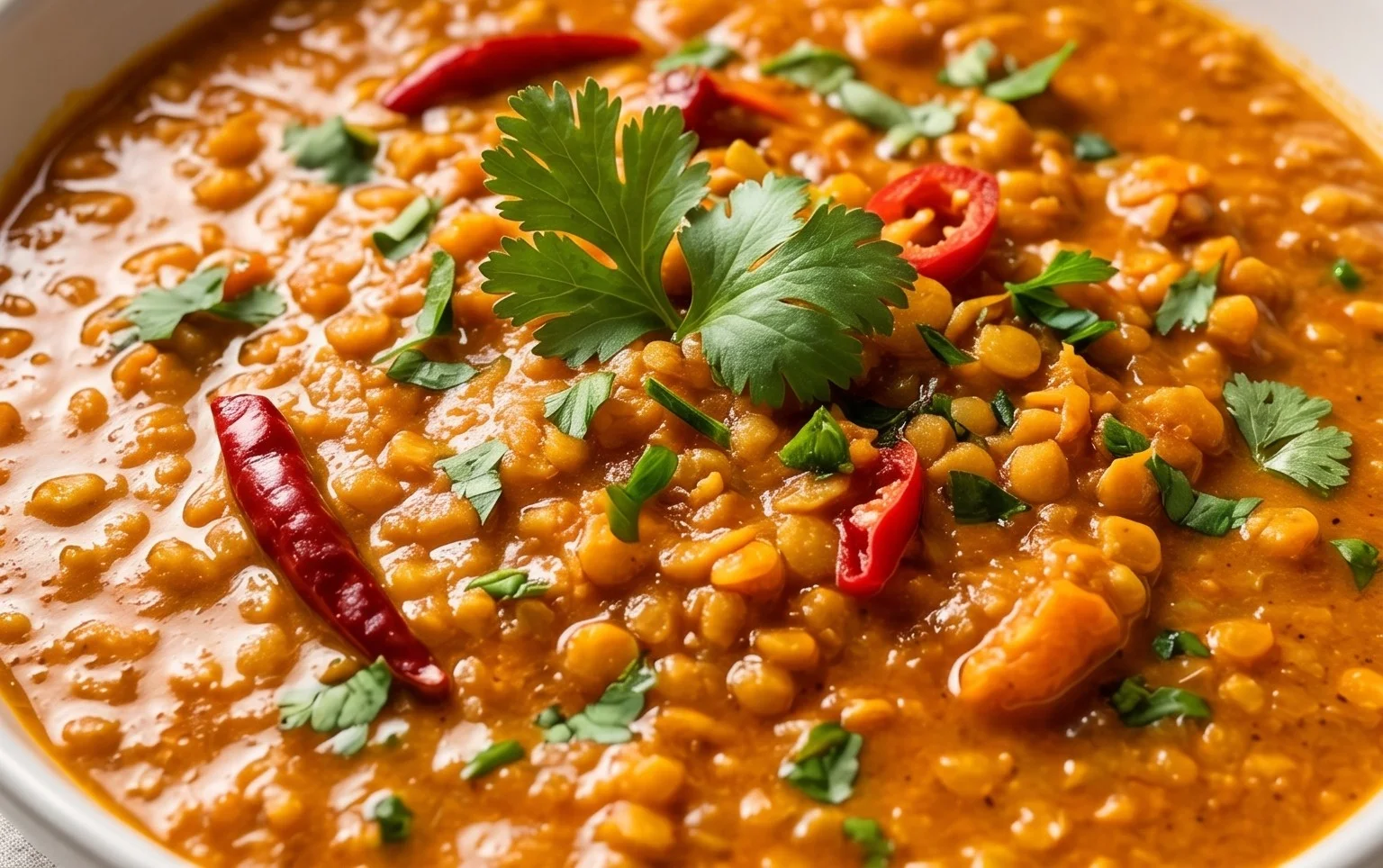 Spicy Red Lentil Curry