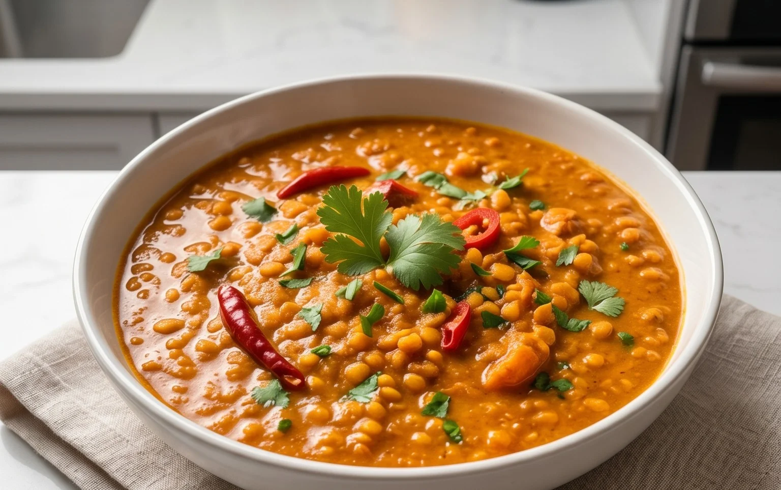 Spicy Red Lentil Curry