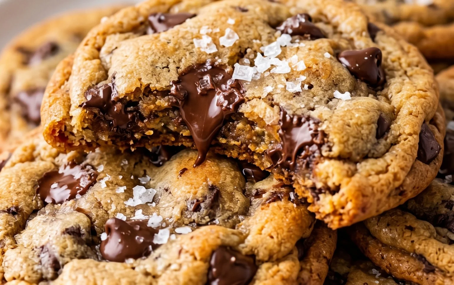 Crispy and Chewy Chocolate Chip Cookies