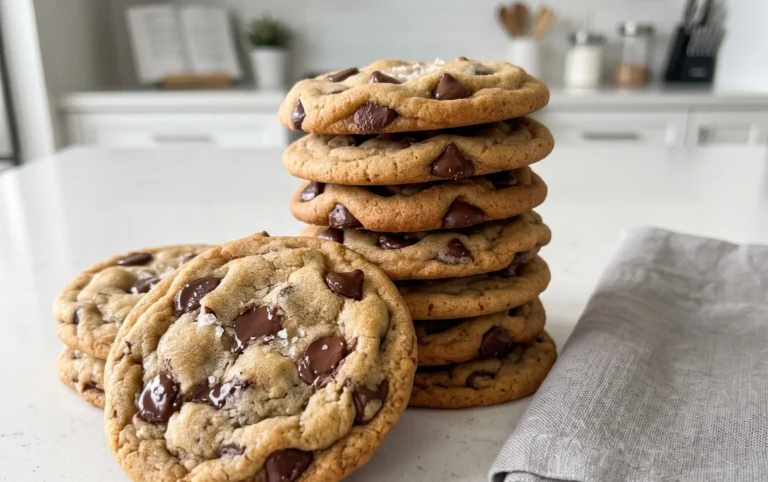 Crispy and Chewy Chocolate Chip Cookies