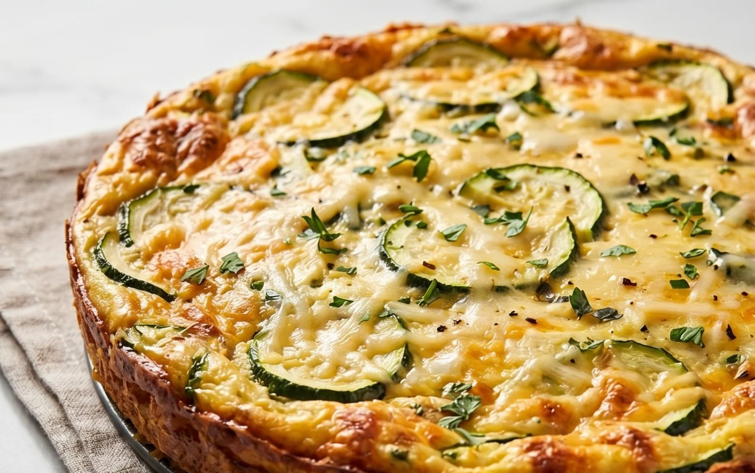 Crustless Zucchini Quiche Recipe