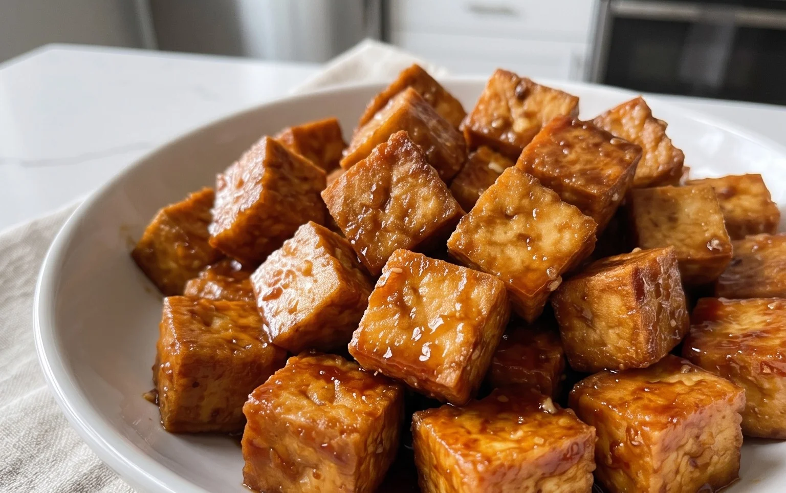 Honey Garlic Tofu